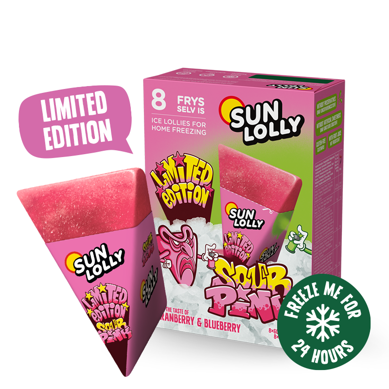 Sun Lolly Limited Edition Sour Pink ice lollie