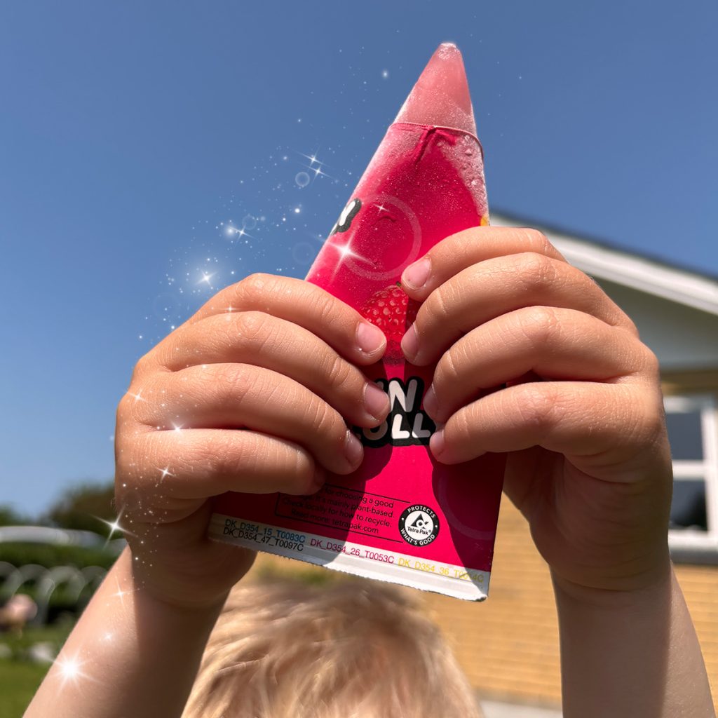 Enjoying Sun Lolly Classic during an everyday break