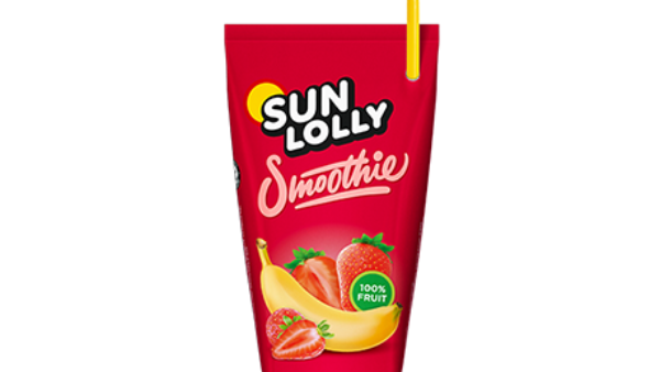 Sun Lolly Smoothie Jordbær Banan