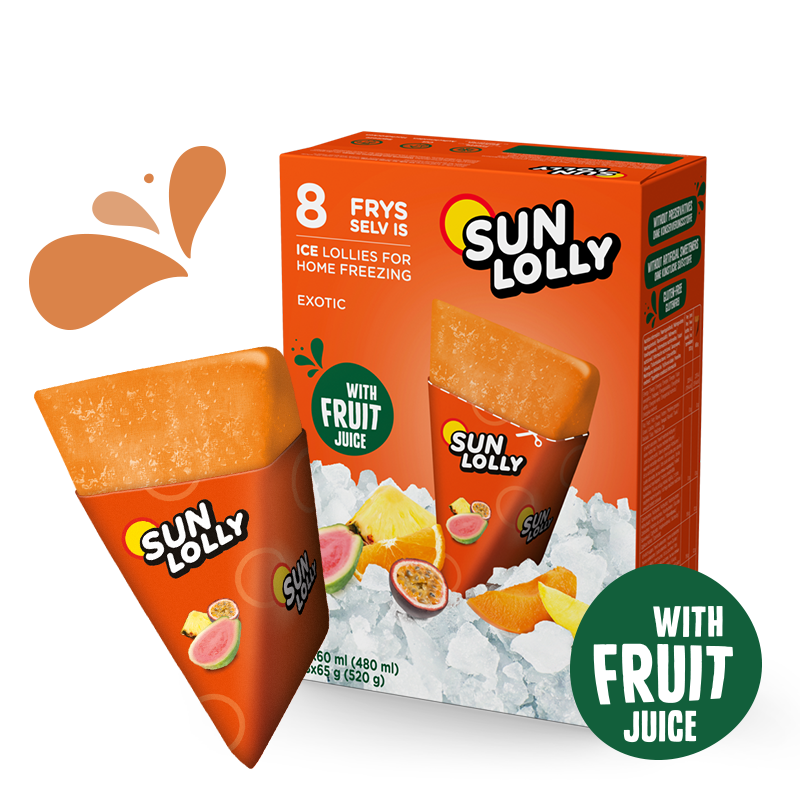 Sun Lolly Exotic – Classic Freeze at Home Ice-Lolly